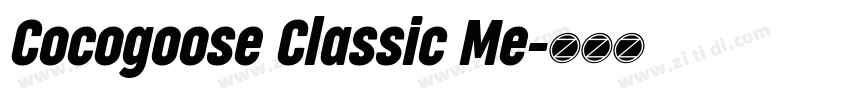Cocogoose Classic Me字体转换